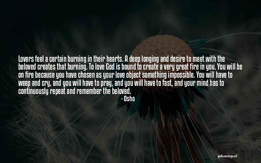 Burning Love Quotes By Osho