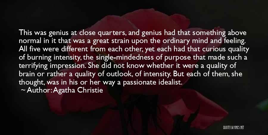 Burning Passion Quotes By Agatha Christie