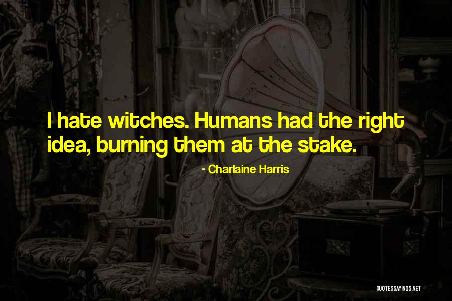 Burning Witches Quotes By Charlaine Harris