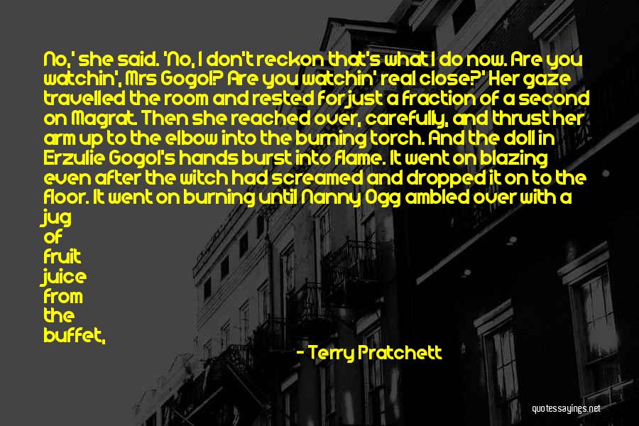 Burning Witches Quotes By Terry Pratchett