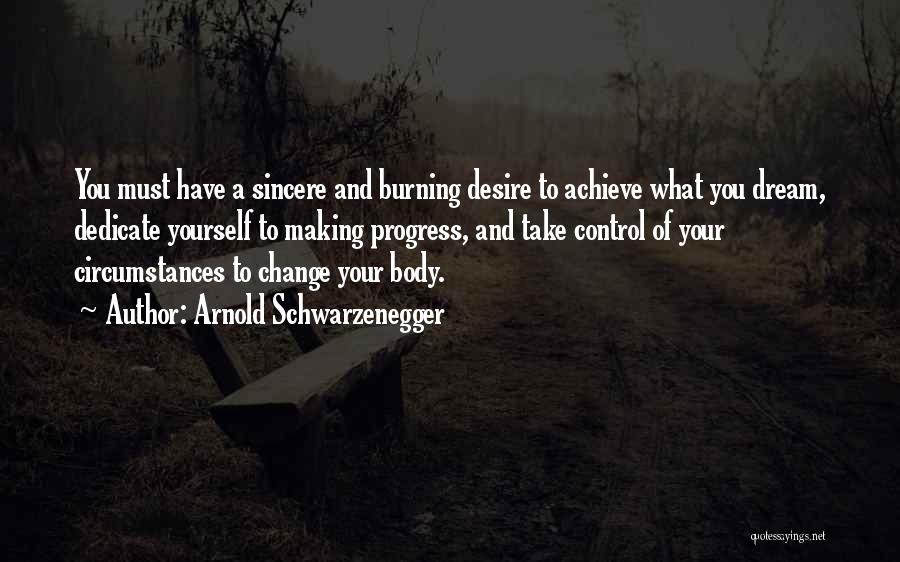 Burning Yourself Quotes By Arnold Schwarzenegger