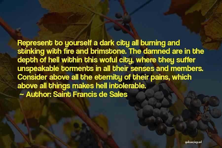 Burning Yourself Quotes By Saint Francis De Sales