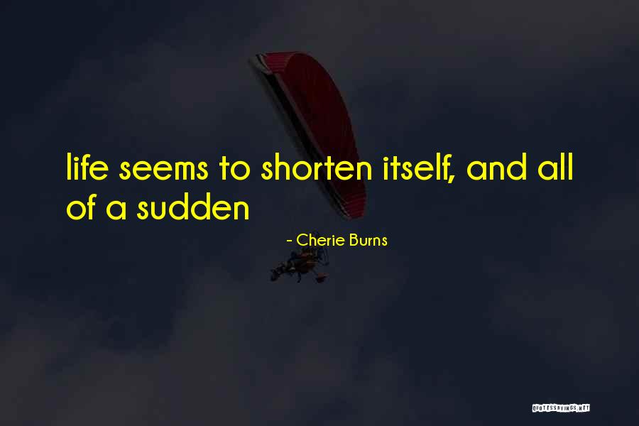 Burns Quotes By Cherie Burns