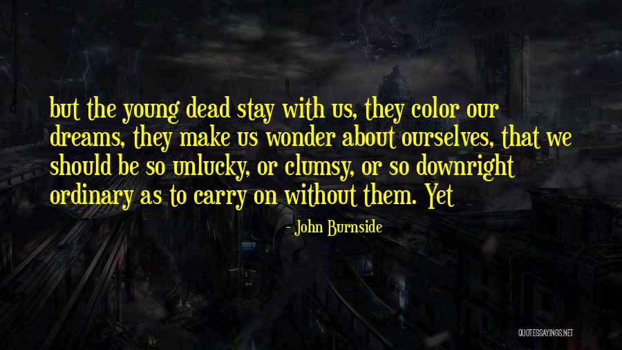 Burnside Quotes By John Burnside Burnside Quotes By John Burnside