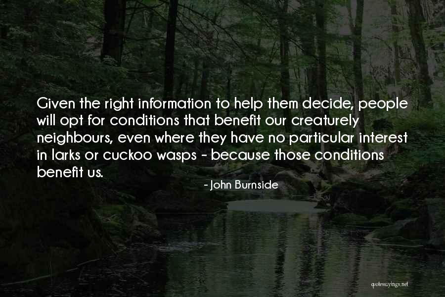 Burnside Quotes By John Burnside Burnside Quotes By John Burnside