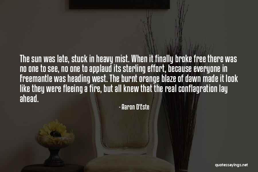 Burnt Orange Quotes By Aaron D'Este Burnt Orange Quotes By Aaron D'Este