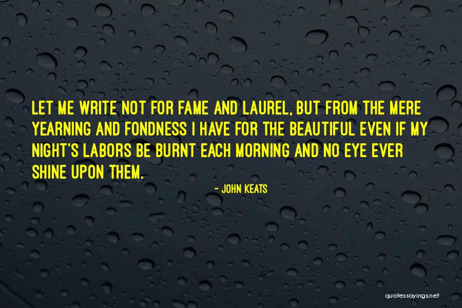 Burnt Quotes By John Keats