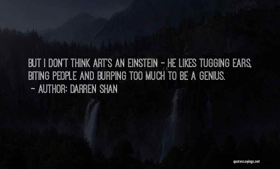 Burping Quotes By Darren Shan