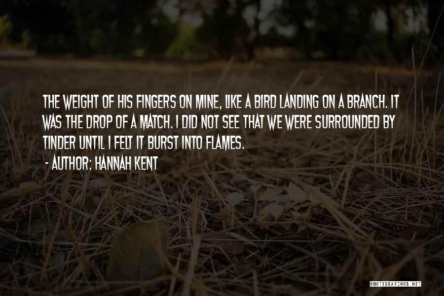Burst Into Flames Quotes By Hannah Kent