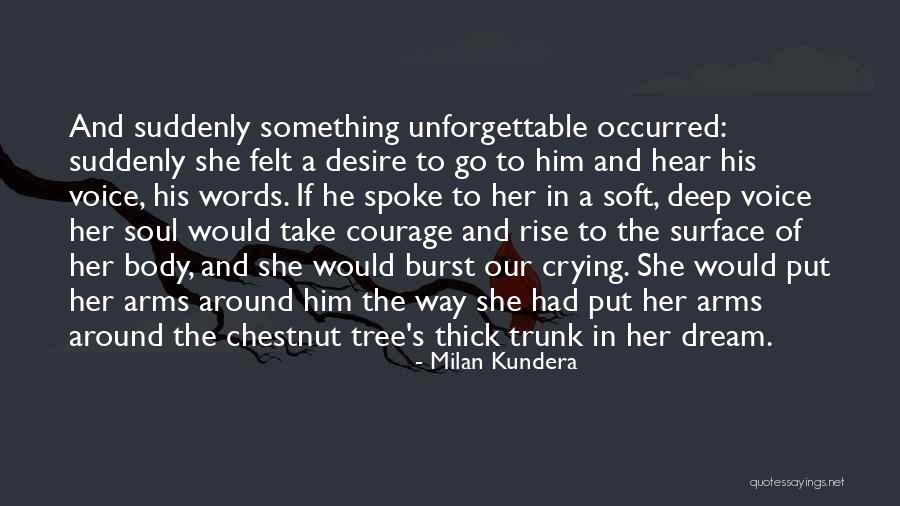 Burst Out Crying Quotes By Milan Kundera Burst Out Crying Quotes By Milan Kundera