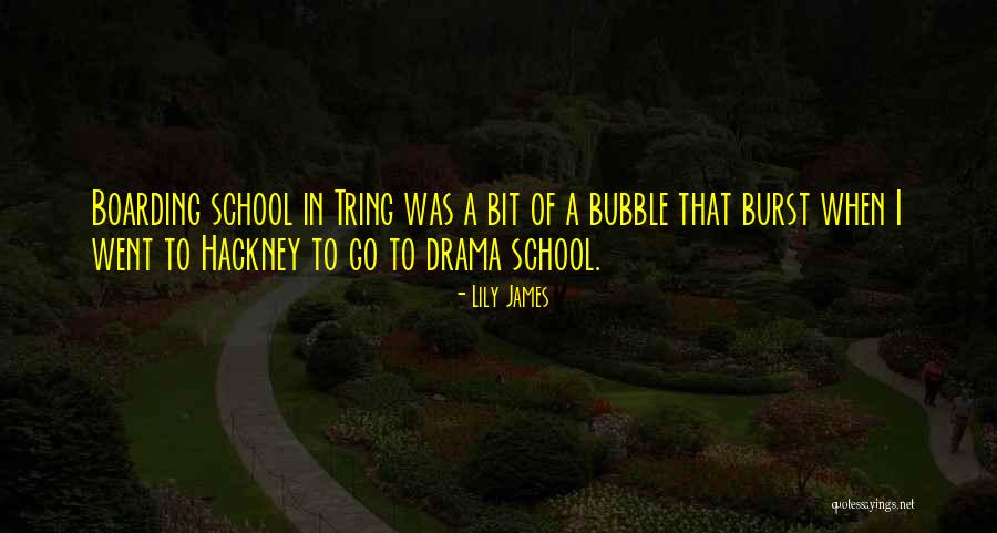 Burst Your Bubble Quotes By Lily James