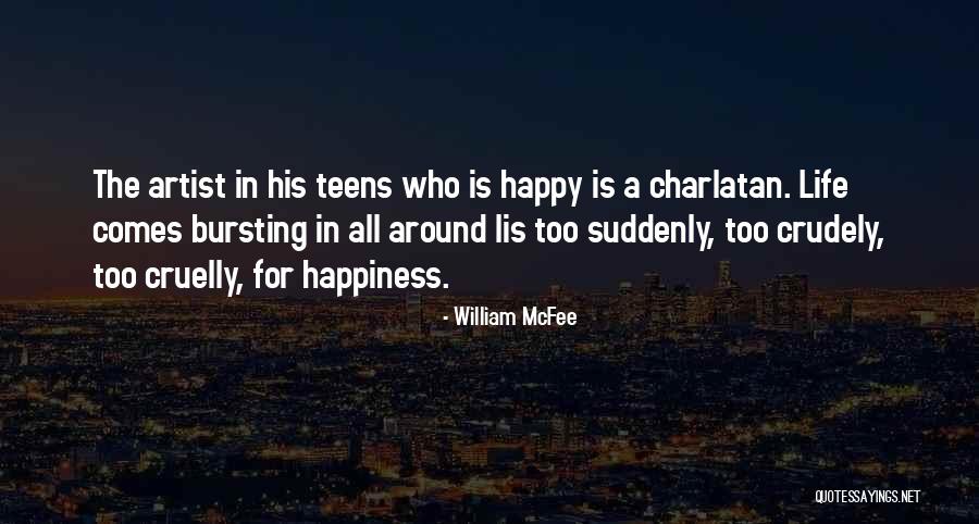 Bursting Happiness Quotes By William McFee