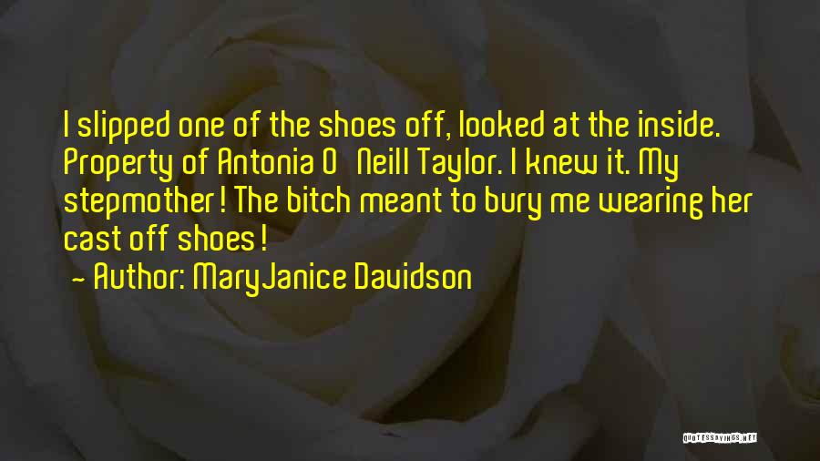 Bury Me Quotes By MaryJanice Davidson