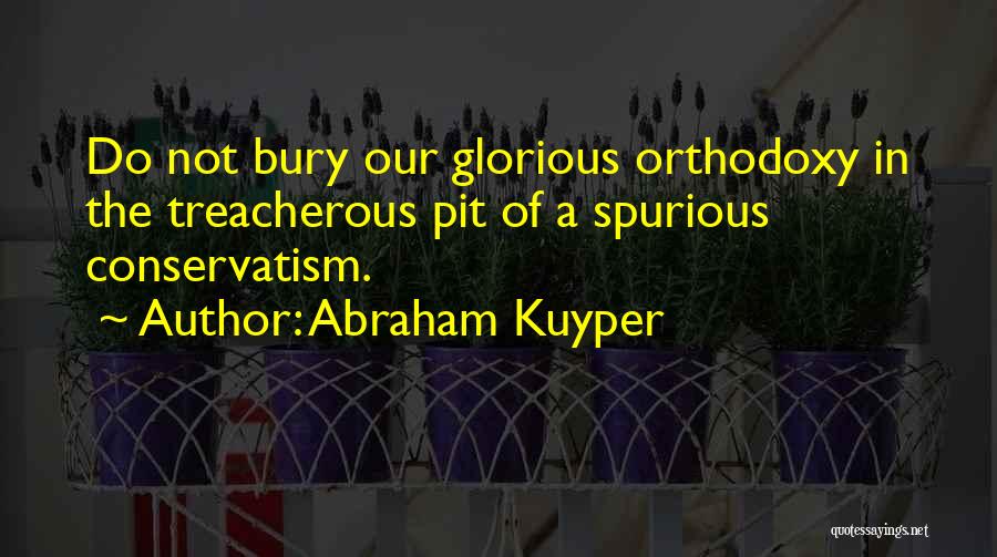 Bury Quotes By Abraham Kuyper