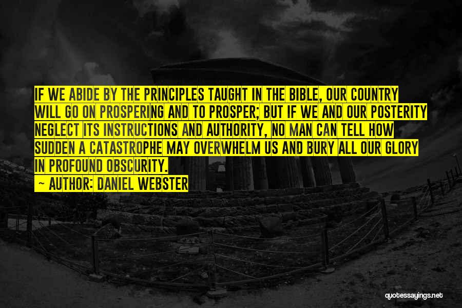 Bury Quotes By Daniel Webster