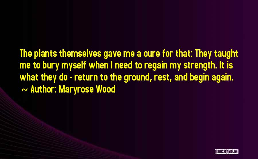 Bury Quotes By Maryrose Wood