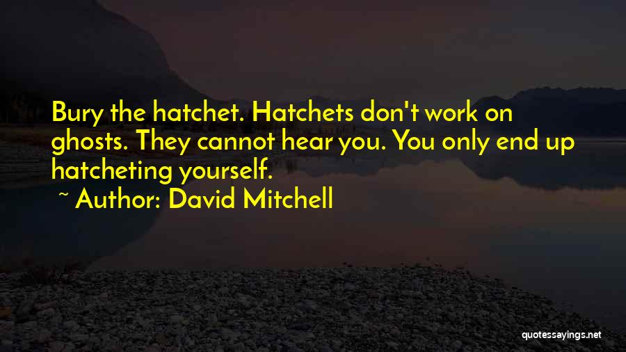 Bury The Hatchet Quotes By David Mitchell