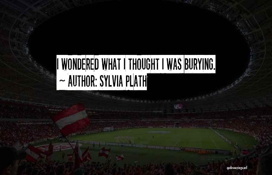 Burying Someone Quotes By Sylvia Plath