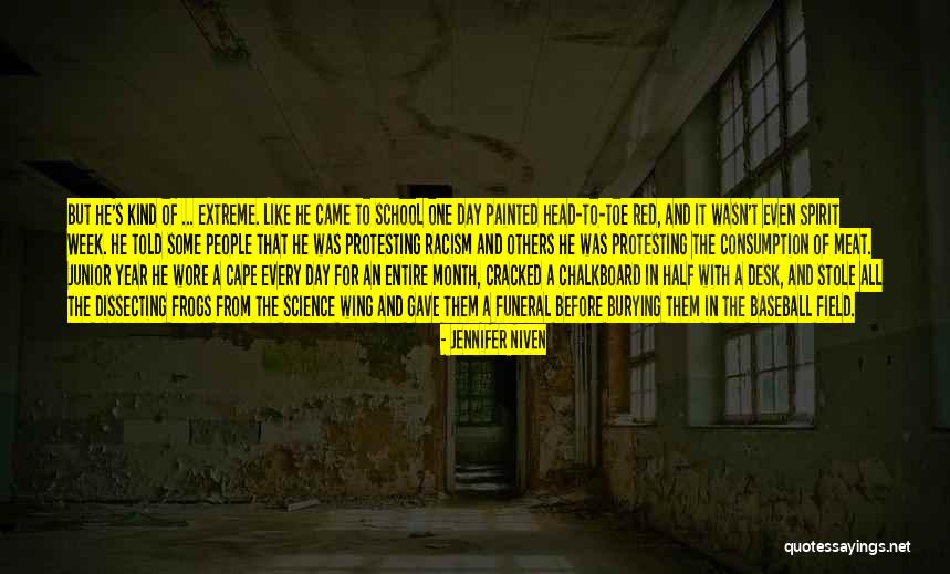 Burying Your Head Quotes By Jennifer Niven Burying Your Head Quotes By Jennifer Niven