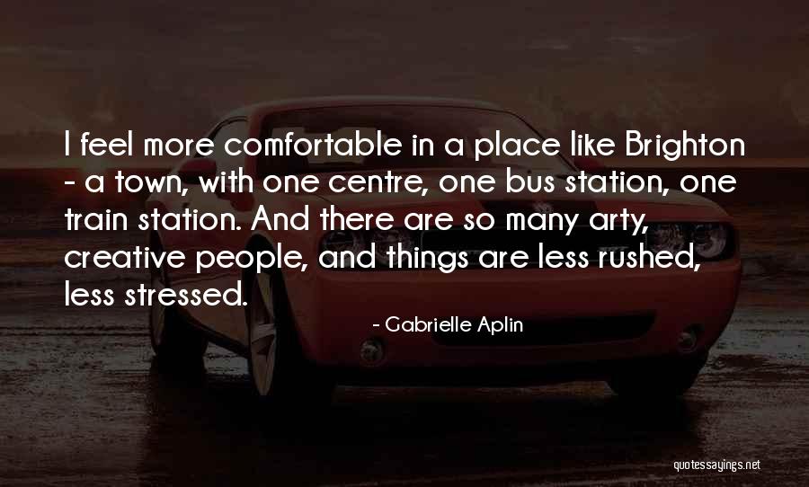 Bus Station Quotes By Gabrielle Aplin