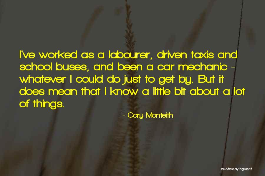 Buses Quotes By Cory Monteith Buses Quotes By Cory Monteith