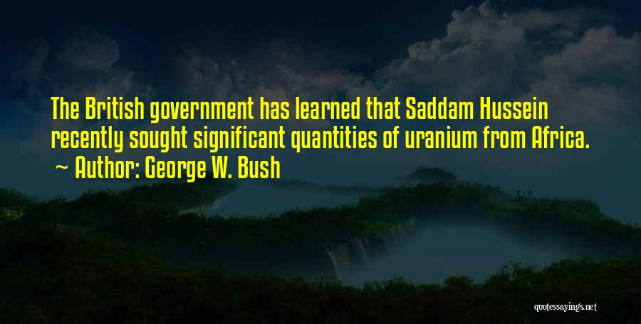 Bush Iraq Wmd Quotes By George W. Bush