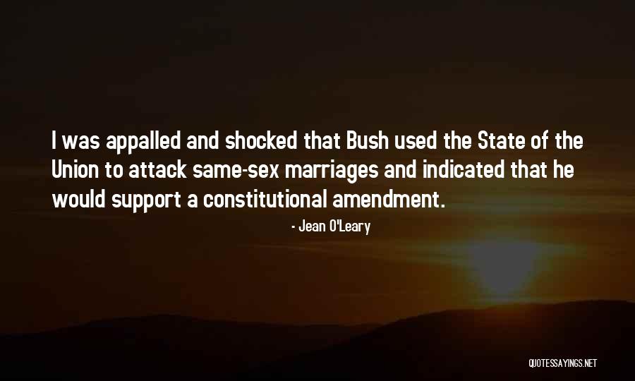 Bush State Of The Union Quotes By Jean O'Leary Bush State Of The Union Quotes By Jean O'Leary