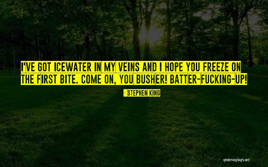 Busher Quotes By Stephen King Busher Quotes By Stephen King
