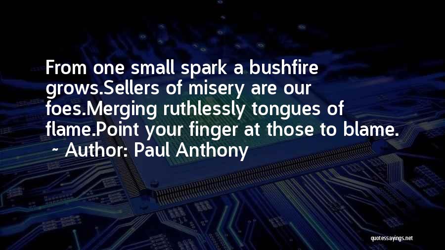 Bushfire Quotes By Paul Anthony