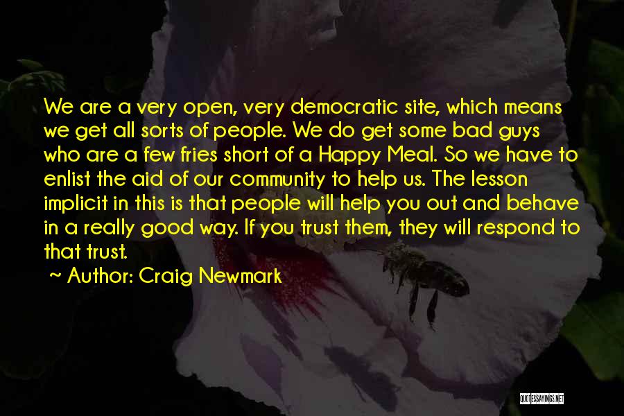 Business And Community Quotes By Craig Newmark