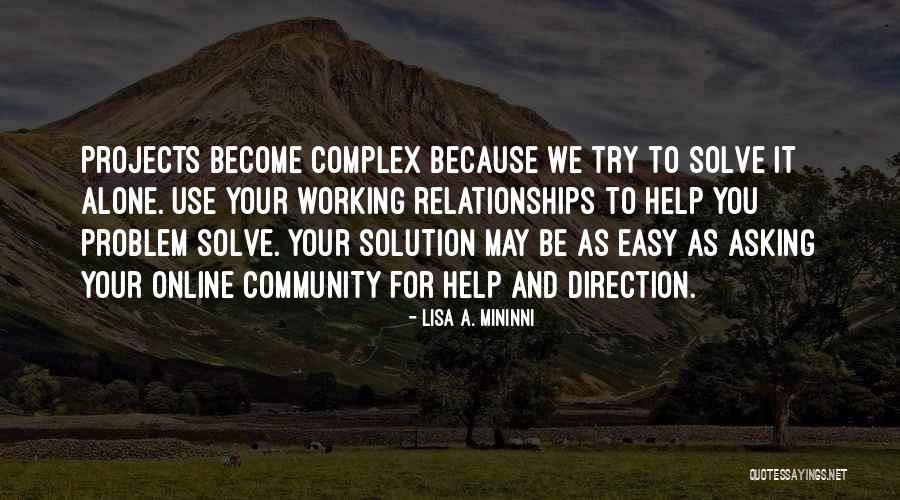 Business And Community Quotes By Lisa A. Mininni