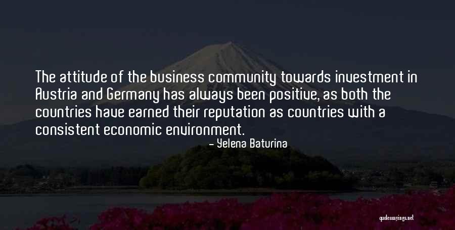 Business And Community Quotes By Yelena Baturina