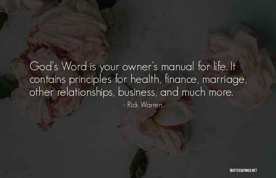 Business And God Quotes By Rick Warren