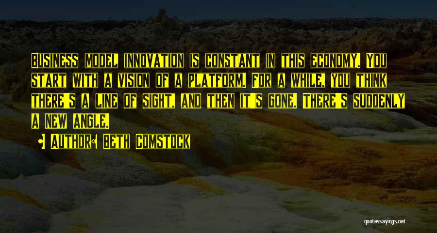 Business And Innovation Quotes By Beth Comstock