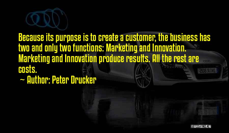 Business And Innovation Quotes By Peter Drucker