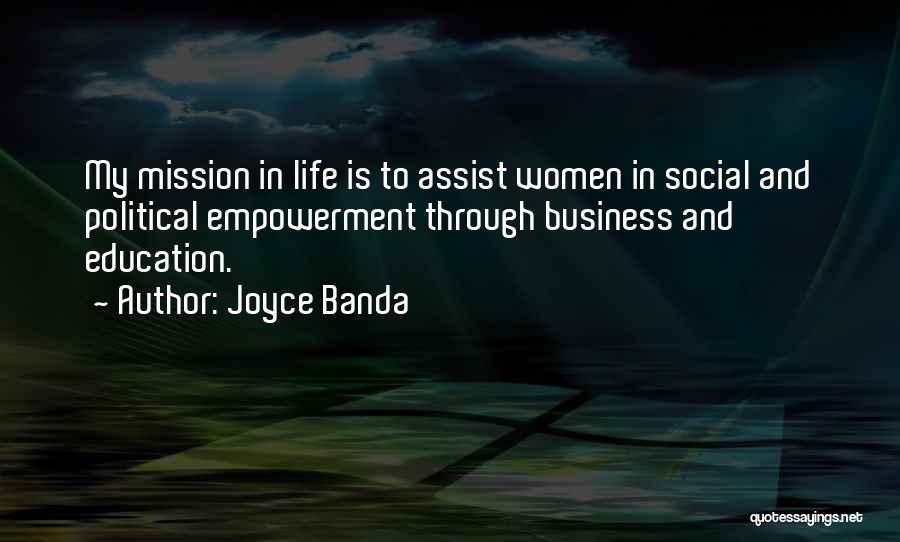 Business And Life Quotes By Joyce Banda