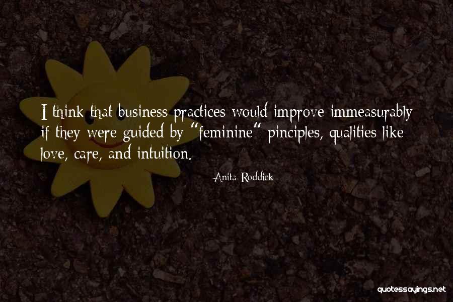 Business And Love Quotes By Anita Roddick