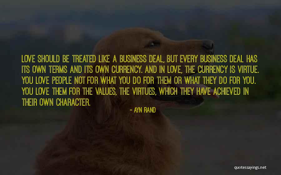 Business And Love Quotes By Ayn Rand