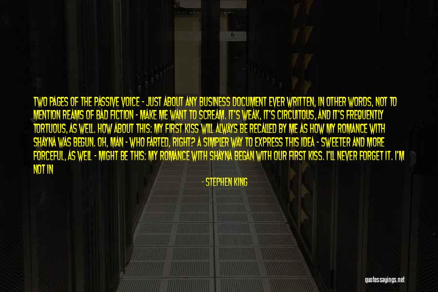 Business And Love Quotes By Stephen King