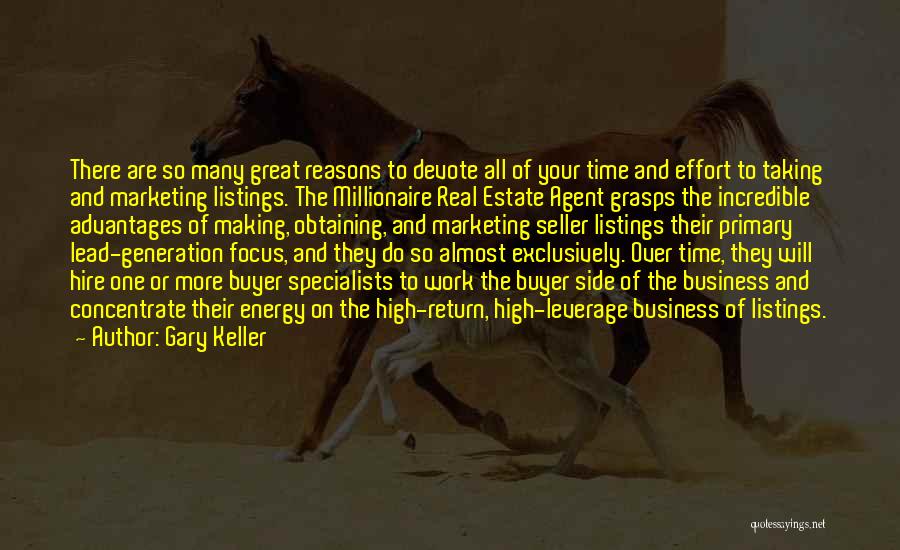 Business And Marketing Quotes By Gary Keller