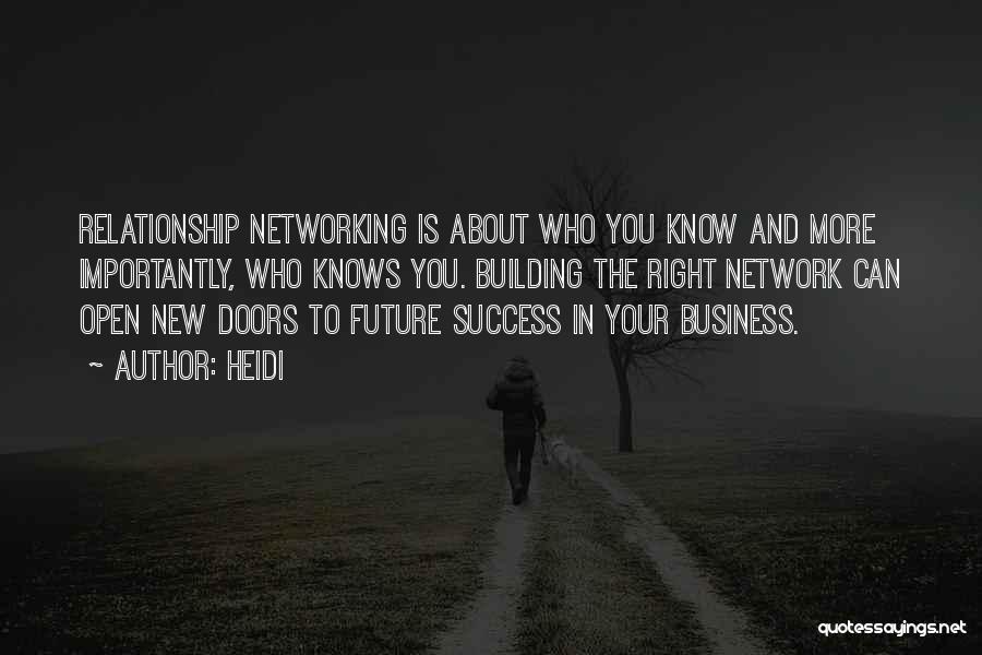 Business And Success Quotes By Heidi