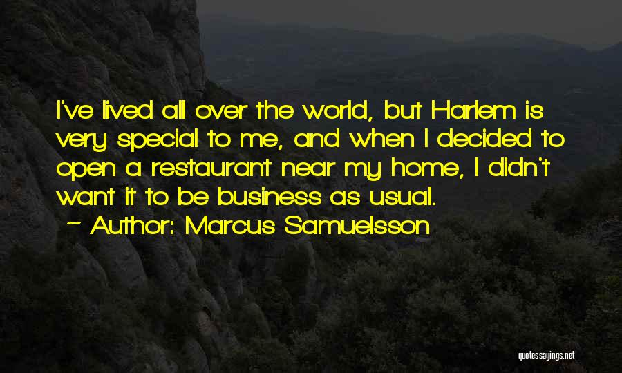 Business As Usual Quotes By Marcus Samuelsson