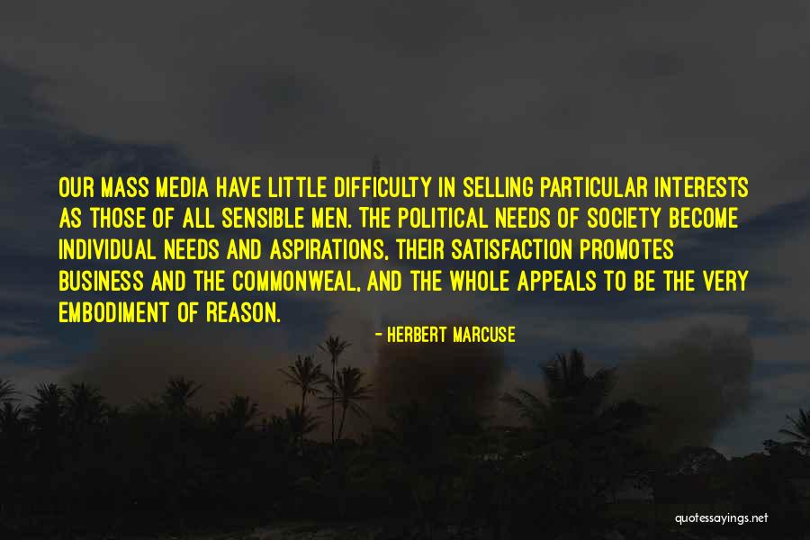 Business Aspirations Quotes By Herbert Marcuse