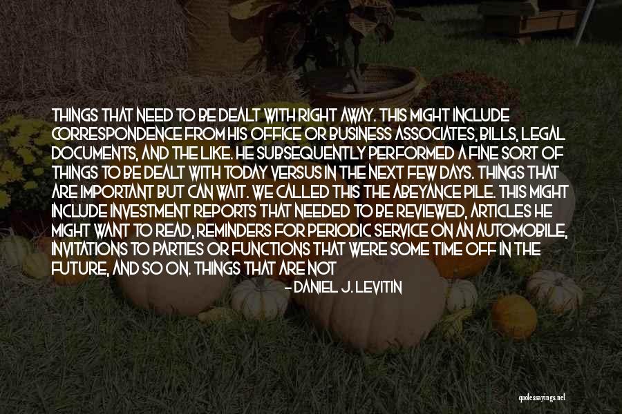 Business Associates Quotes By Daniel J. Levitin Business Associates Quotes By Daniel J. Levitin