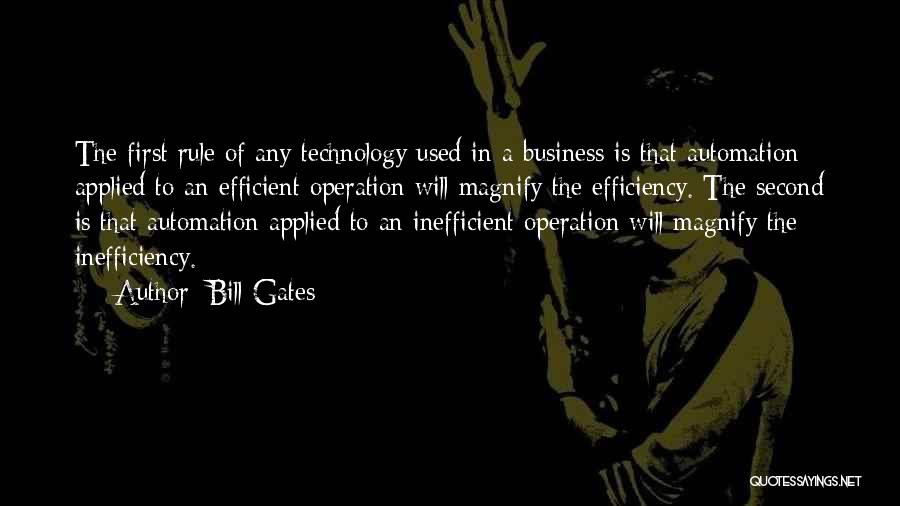 Business Automation Quotes By Bill Gates