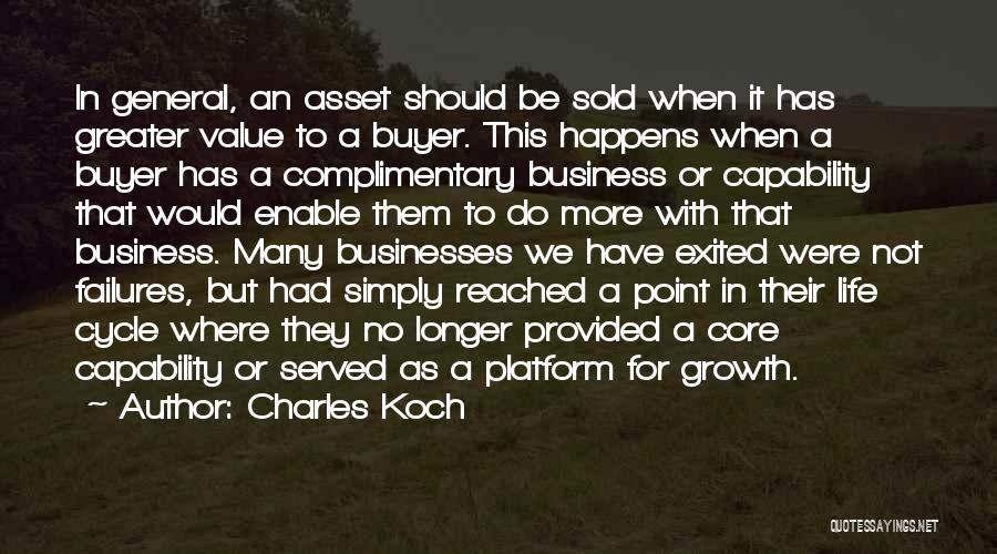 Business Buyer Quotes By Charles Koch