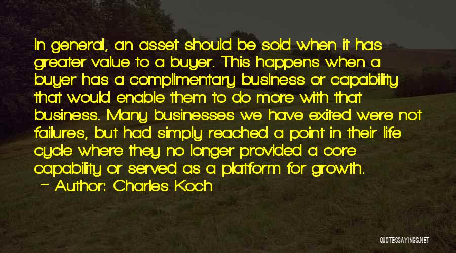 Business Capability Quotes By Charles Koch