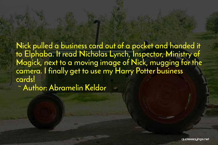 Business Cards Quotes By Abramelin Keldor