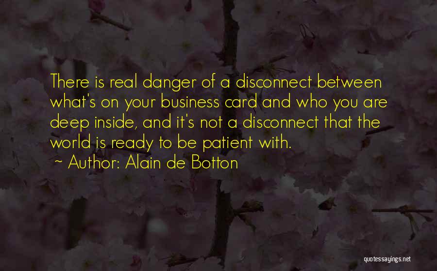 Business Cards Quotes By Alain De Botton