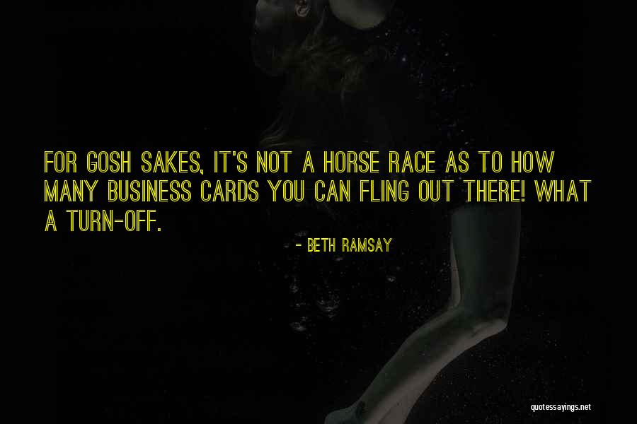 Business Cards Quotes By Beth Ramsay